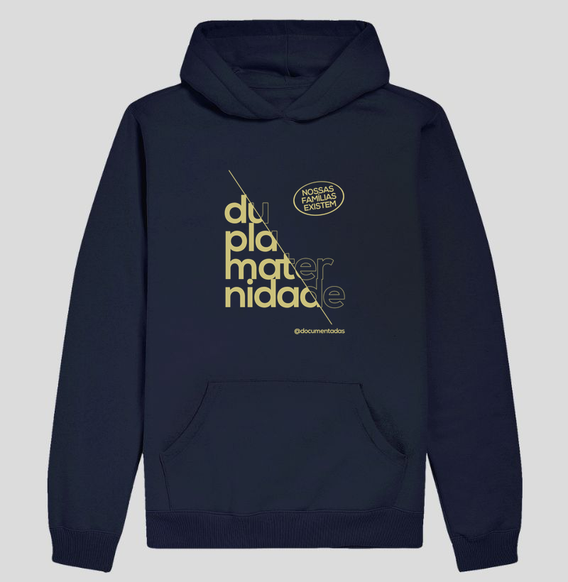 Dupla Maternidade – Nossas Famílias Existem - Documentadas - Hoodie Moletom