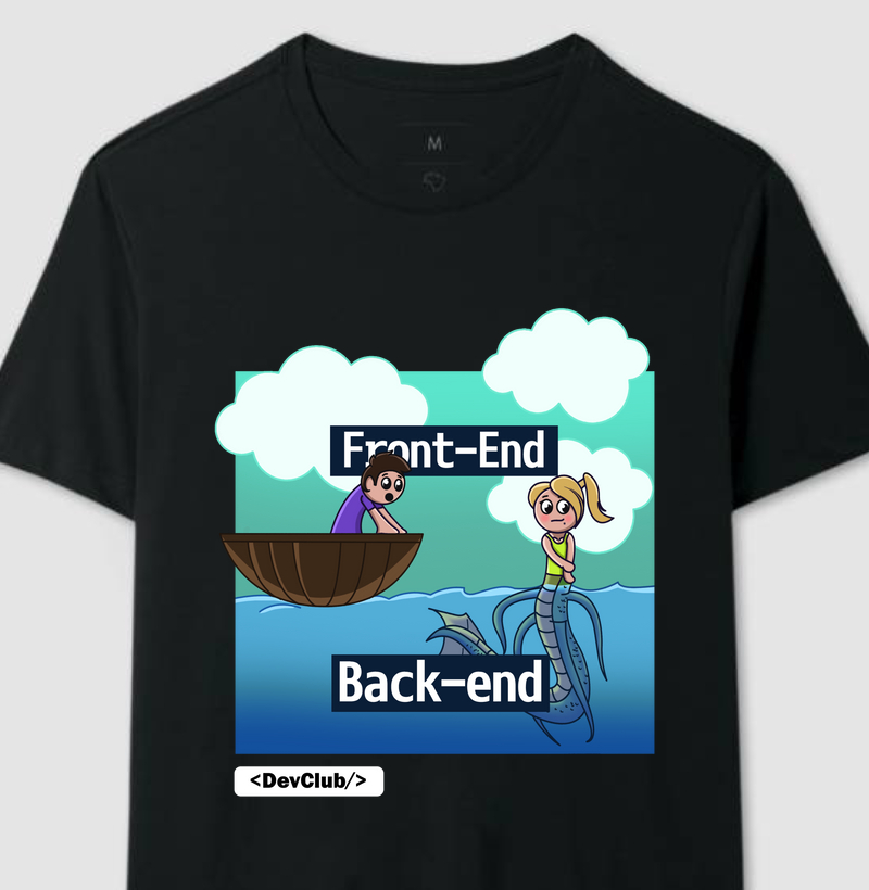 Camiseta Front-end e Back-end