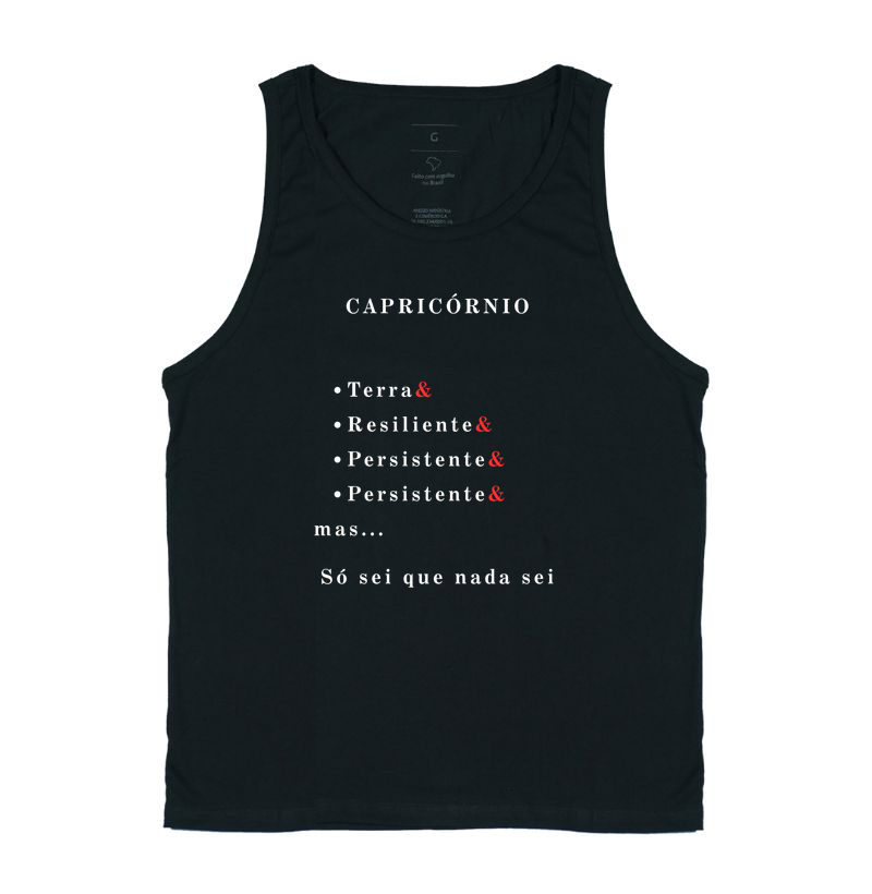 Capricórnio + Só sei que nada sei