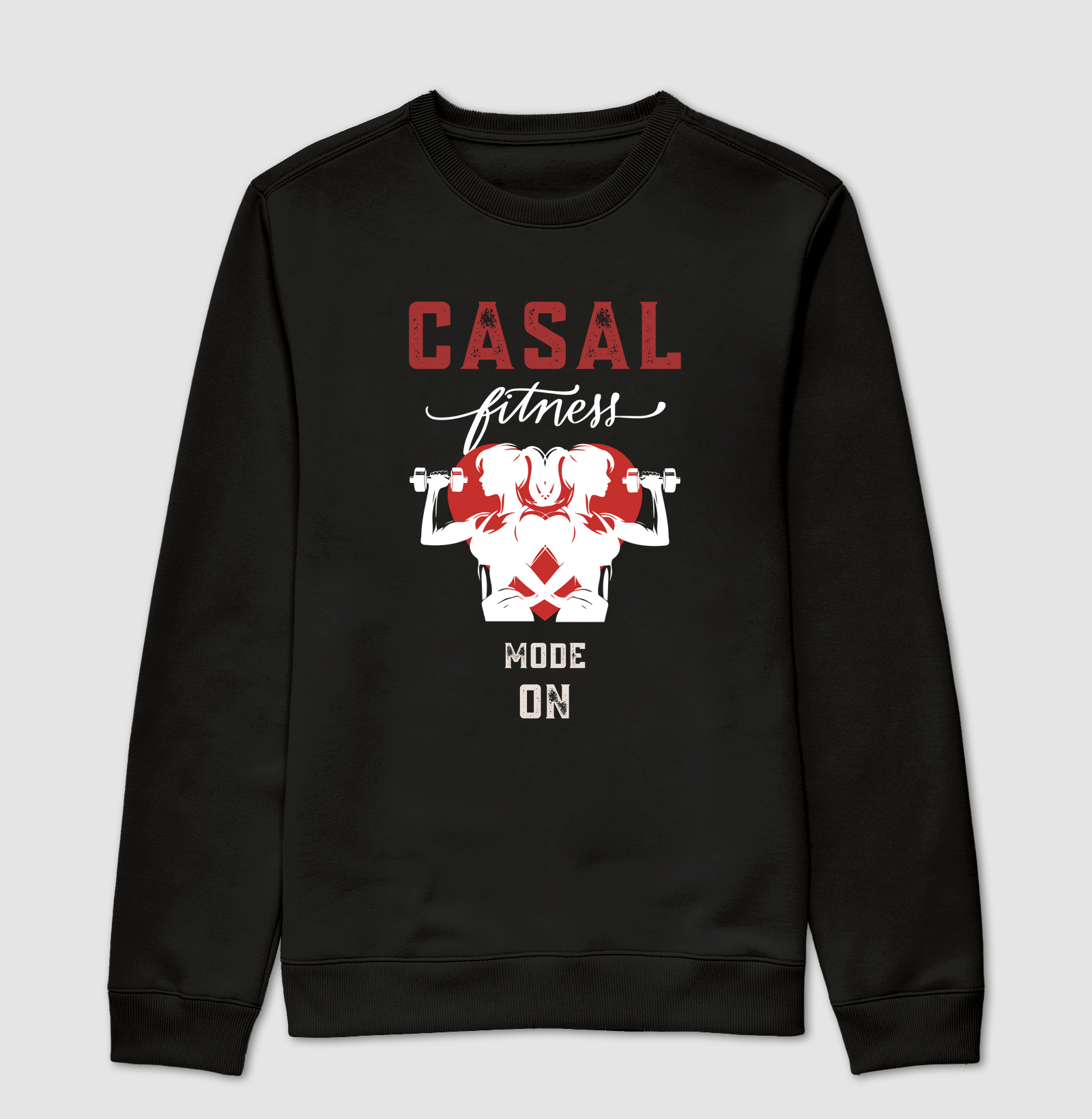 Casal fitness mode on