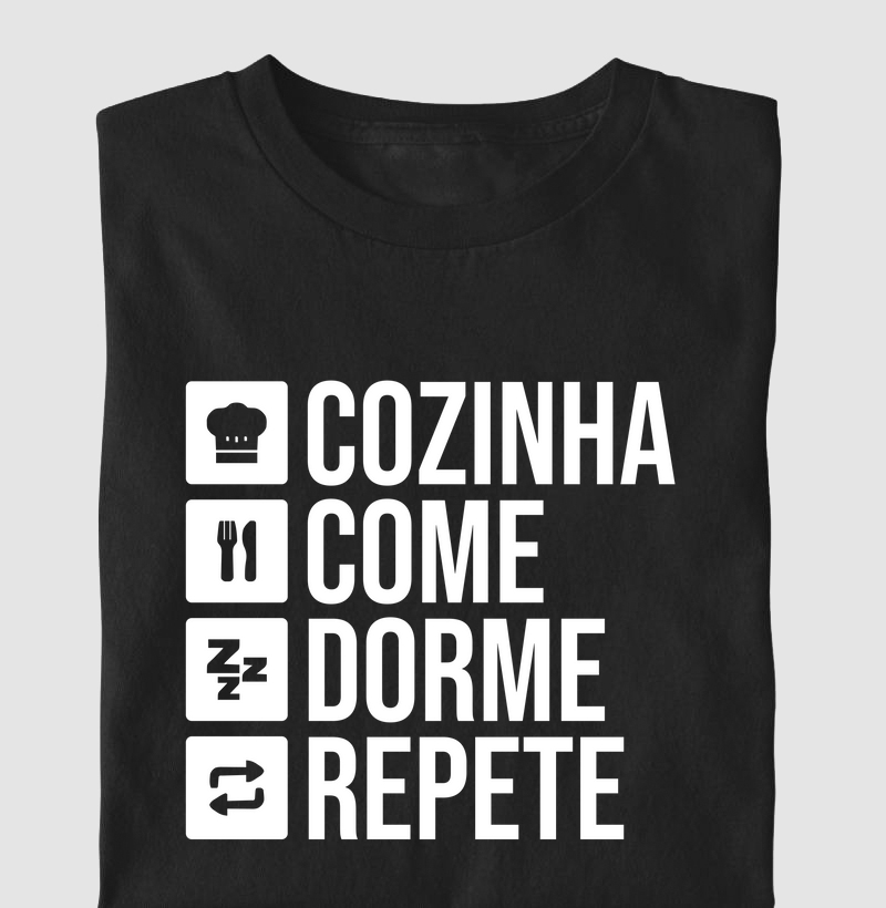 Cozinha, come, dorme, repete.