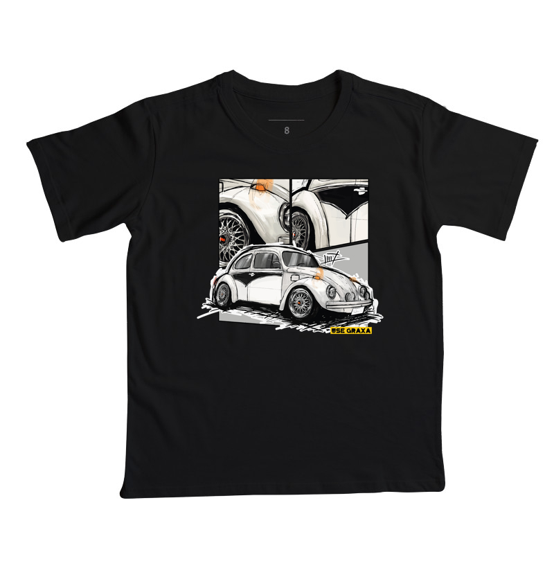Fusca fafa branco com bbs floquinho