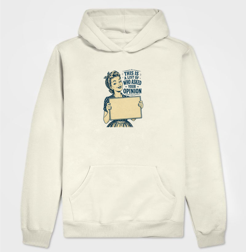 This is a List of Who Asked Your Opinion