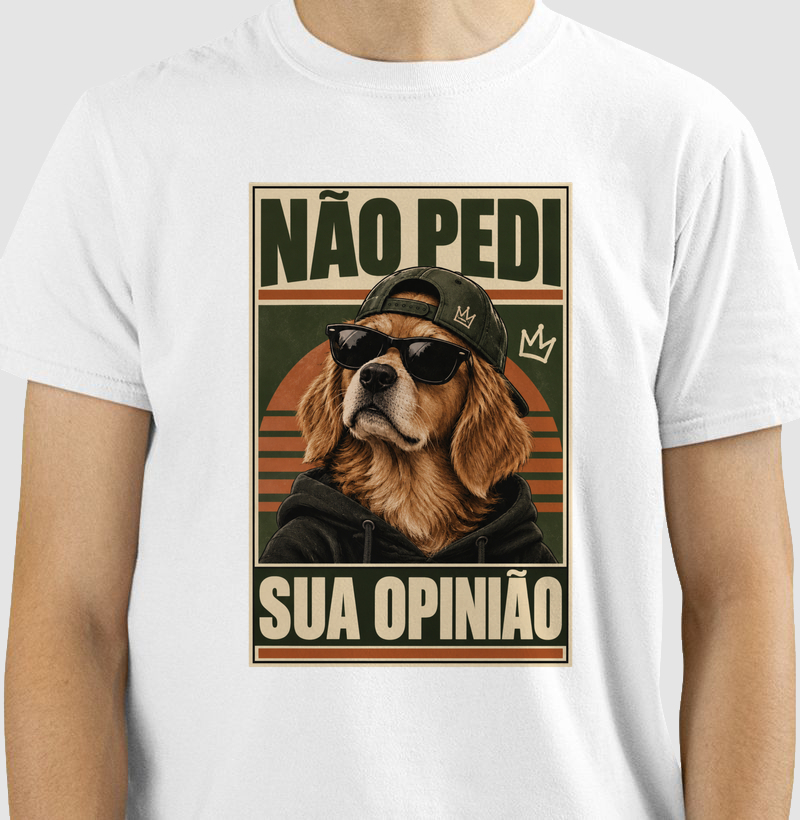 Não pedi sua opinião