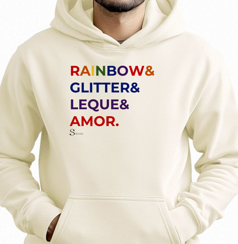 Hoodie Moletom - Orgulho - Rainbow