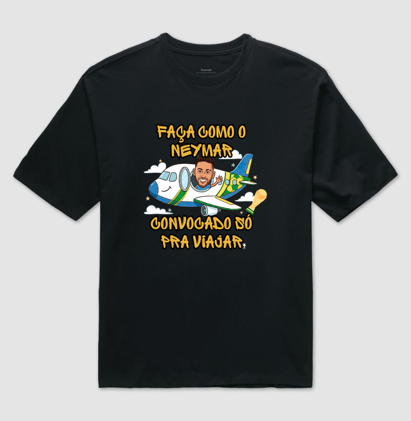 Camiseta Convocado So Pra Viajar | Faca Como o Craque | Excursionista Copa do Mundo