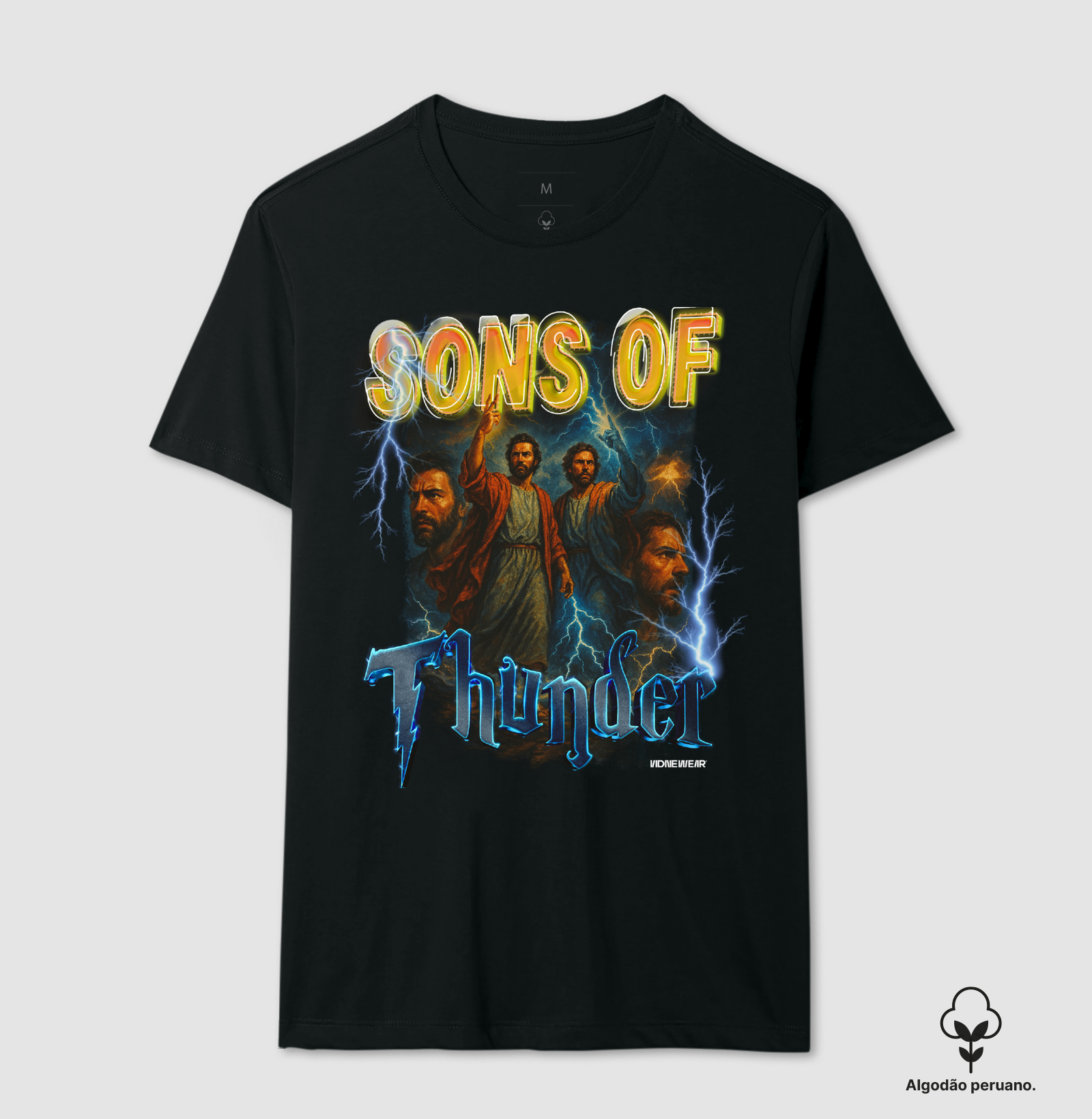 Camiseta Algodão Peruano "Filhos do Trovão"