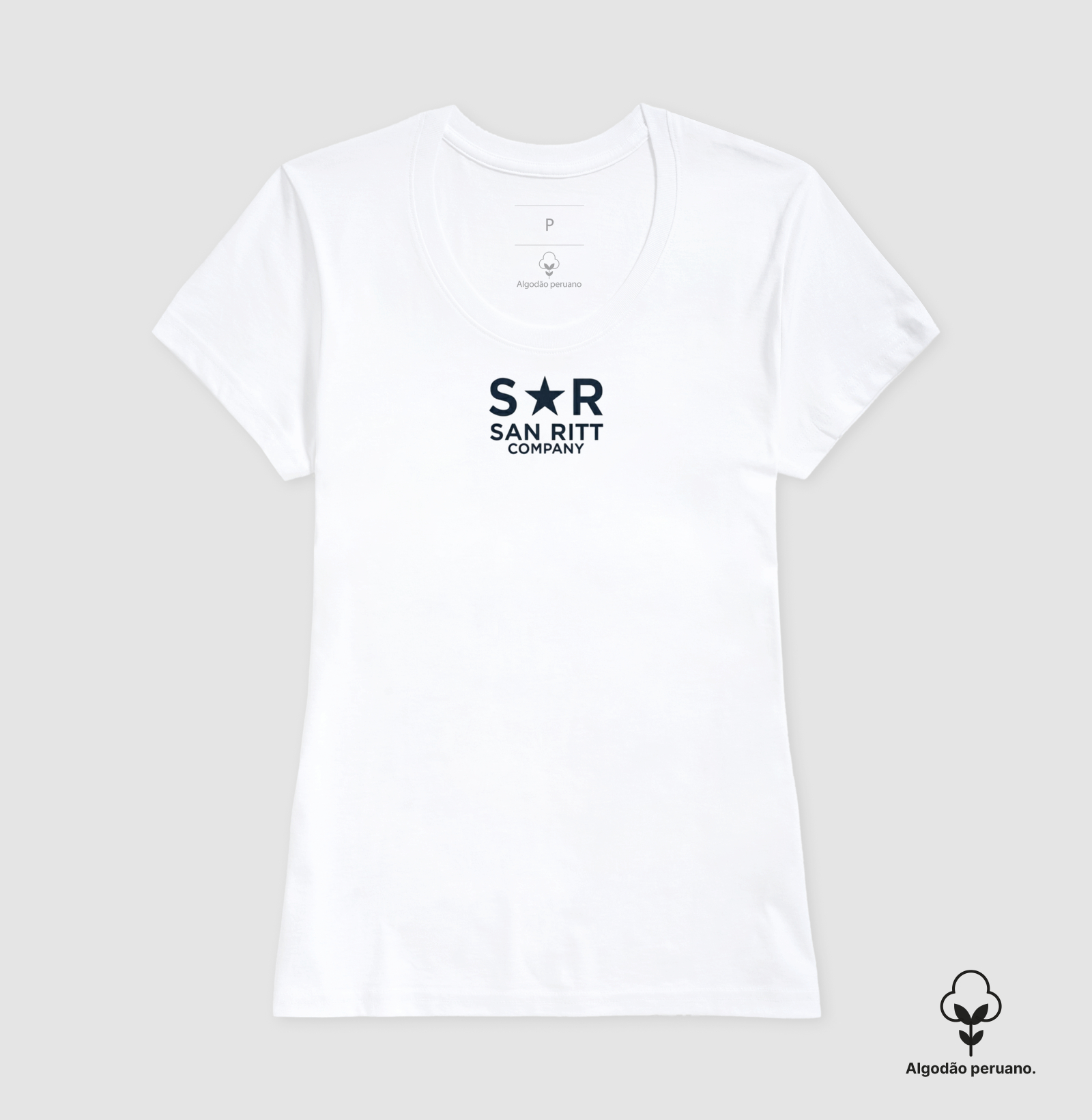 Camiseta Algodão Peruano S★R  Feminina 