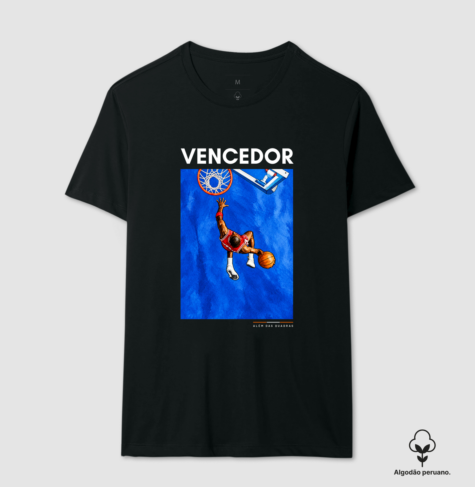 Camiseta de Basquete Vencedor - ADQ - Camiseta Algodão Peruano