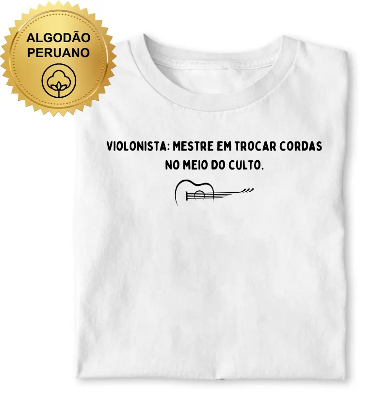 Violonista: Mestre em trocar cordas no meio do culto