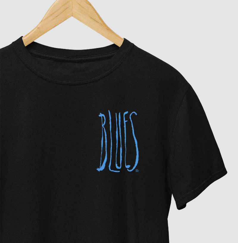 Blues Lettering Art - Bolso