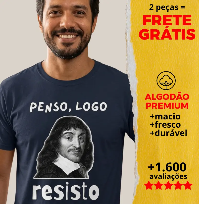 Frase Descartes Penso Logo Resisto