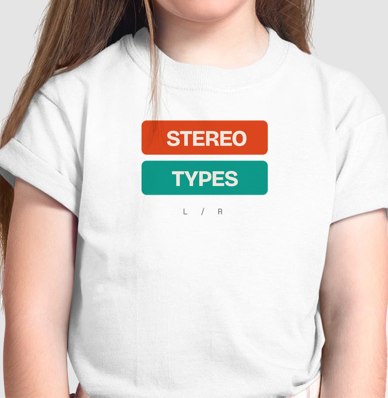 STEREO TYPES · Bandas L/R · Traço Escuro