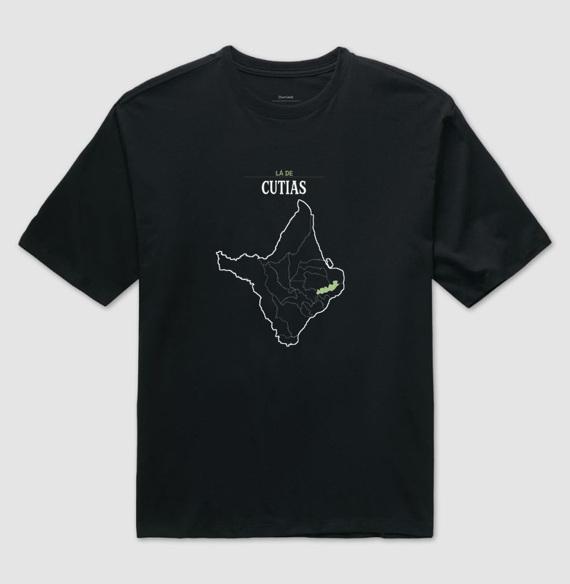 Cutias | Território AP - Camiseta Oversized