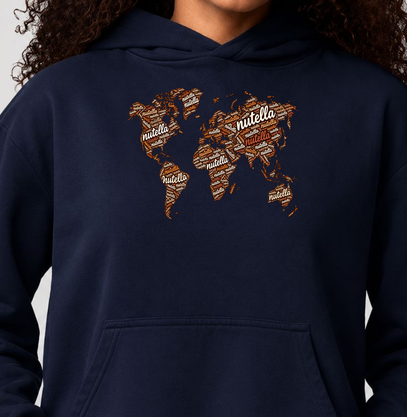 Moletom Mapa Mundi Nutella