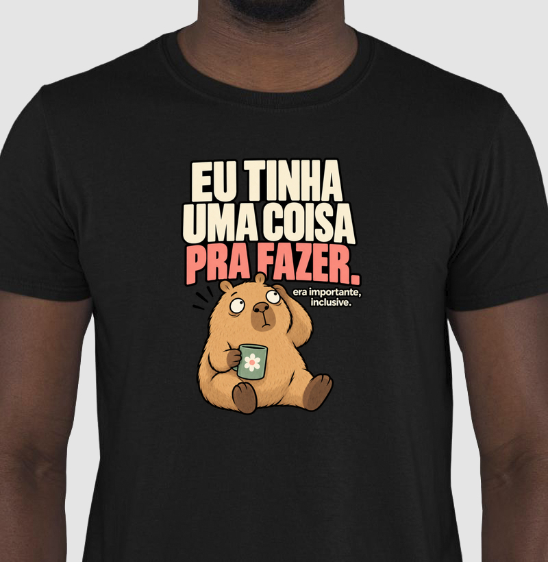 Eu tinha uma coisa pra fazer