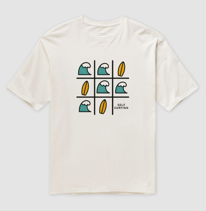 TIC TAC SURF - Camiseta Oversized