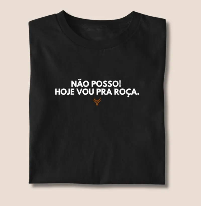 Não posso vou pra roça