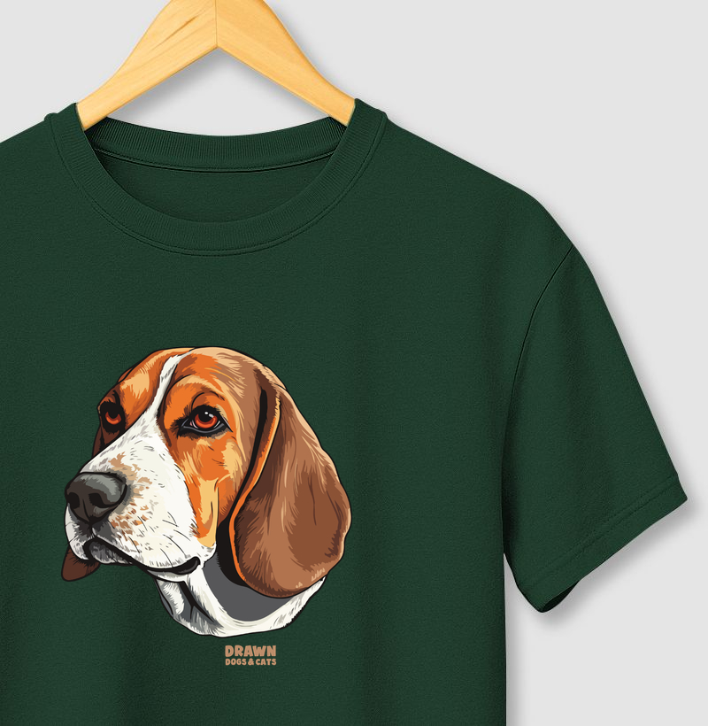Beagle de lado - Camiseta
