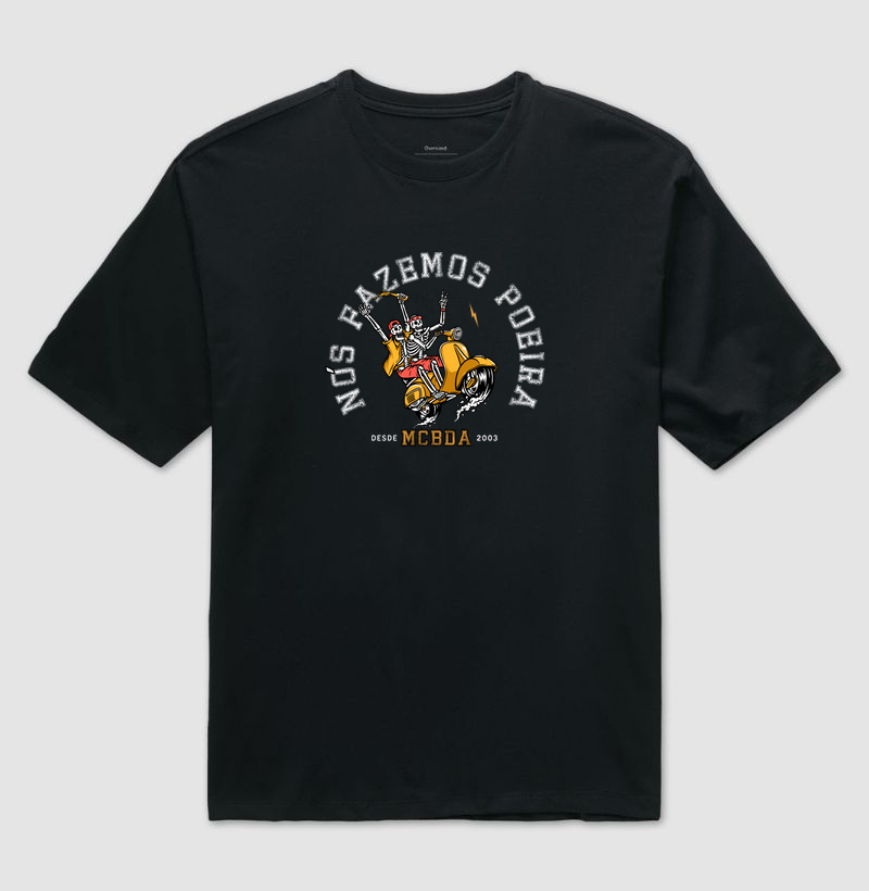 Camiseta Oversized Nós Fazemos Poeira - Mr. GADU