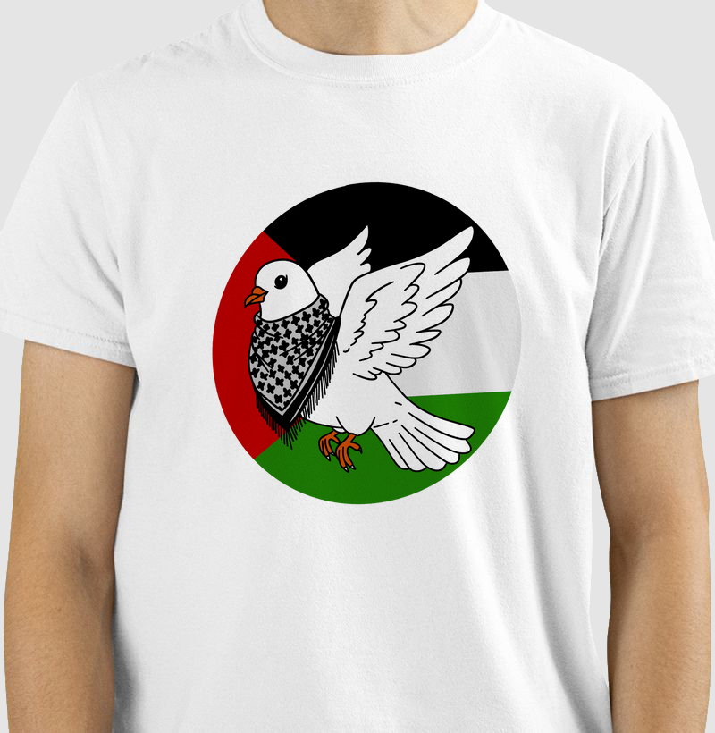 Pomba Bandeira Palestina
