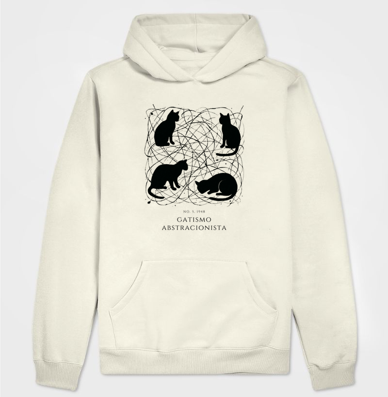 Hoodie Moletom Gatismo Abstracionista