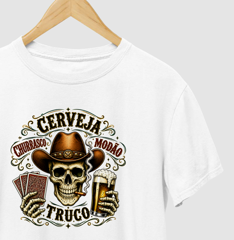 Cerveja, churrasco, modão e truco!