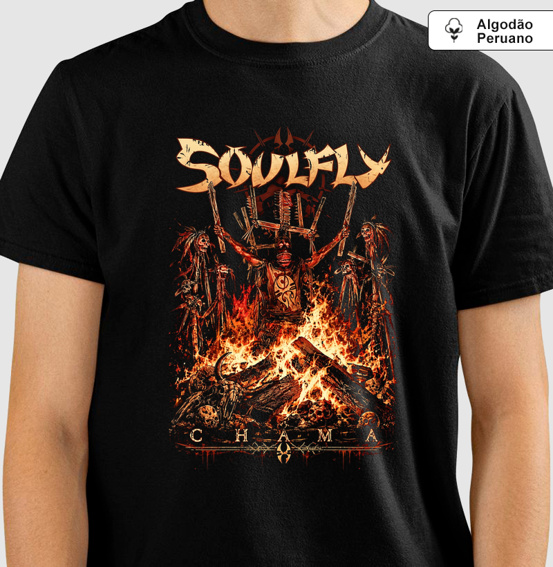 Camiseta Premium - Soulfly