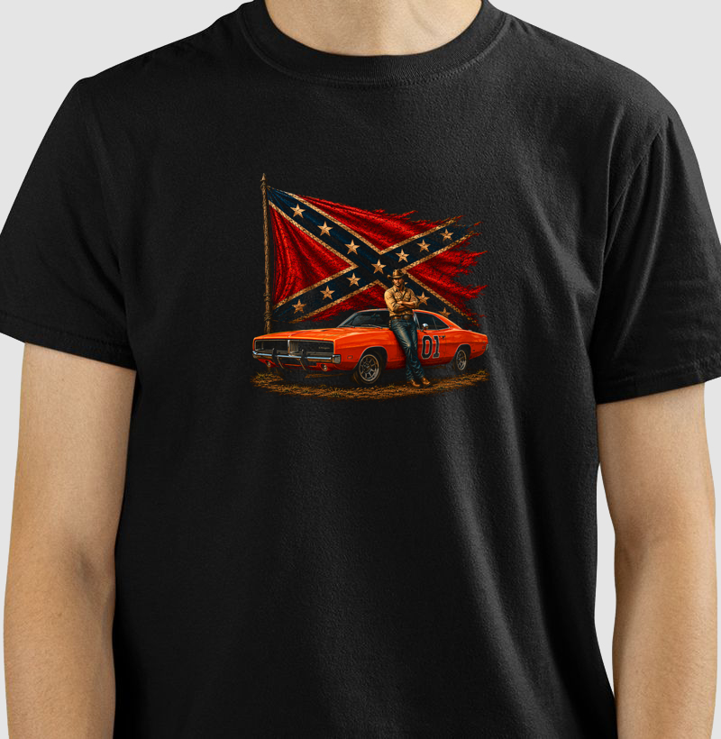 Camise Country General Lee Charger 69