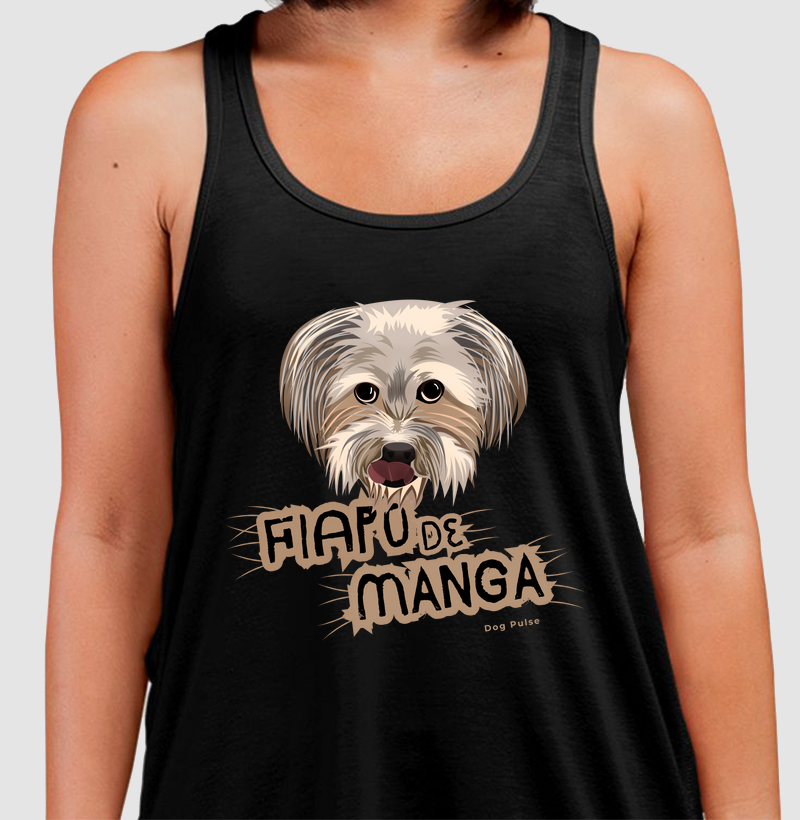 Camiseta Regata Dog Pulse - Fiapo de Manga Beige