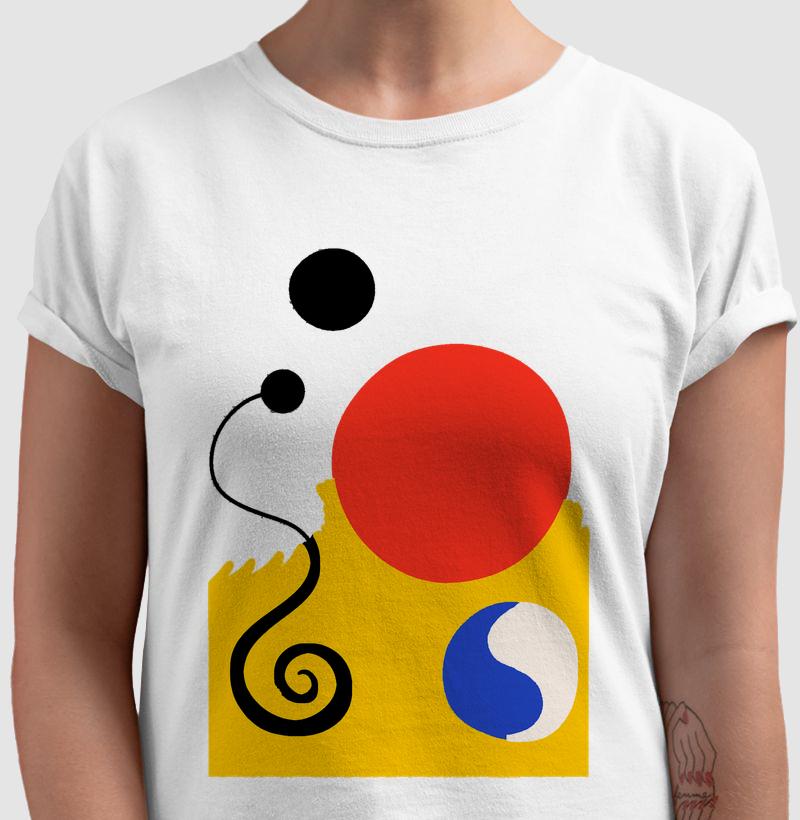 Arte Abstrata_ Red Sun 