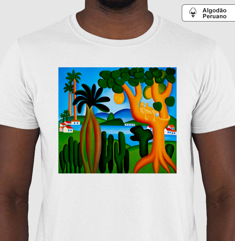 Camiseta Arte Modernista Brasileira 100% Algodão Premium