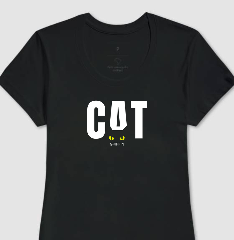 CAMISETA FEMININA CAT