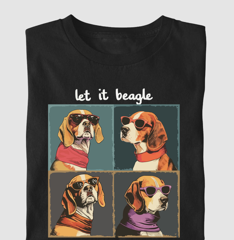 Camiseta Beagle Let it Beagle