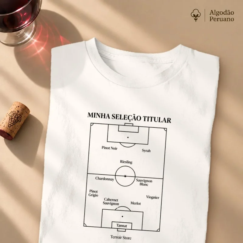 Camiseta Vinho - Seleção Titular