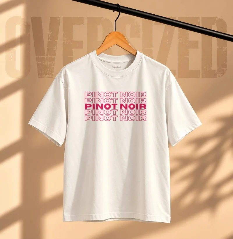 Pinot Noir - Camiseta Oversized