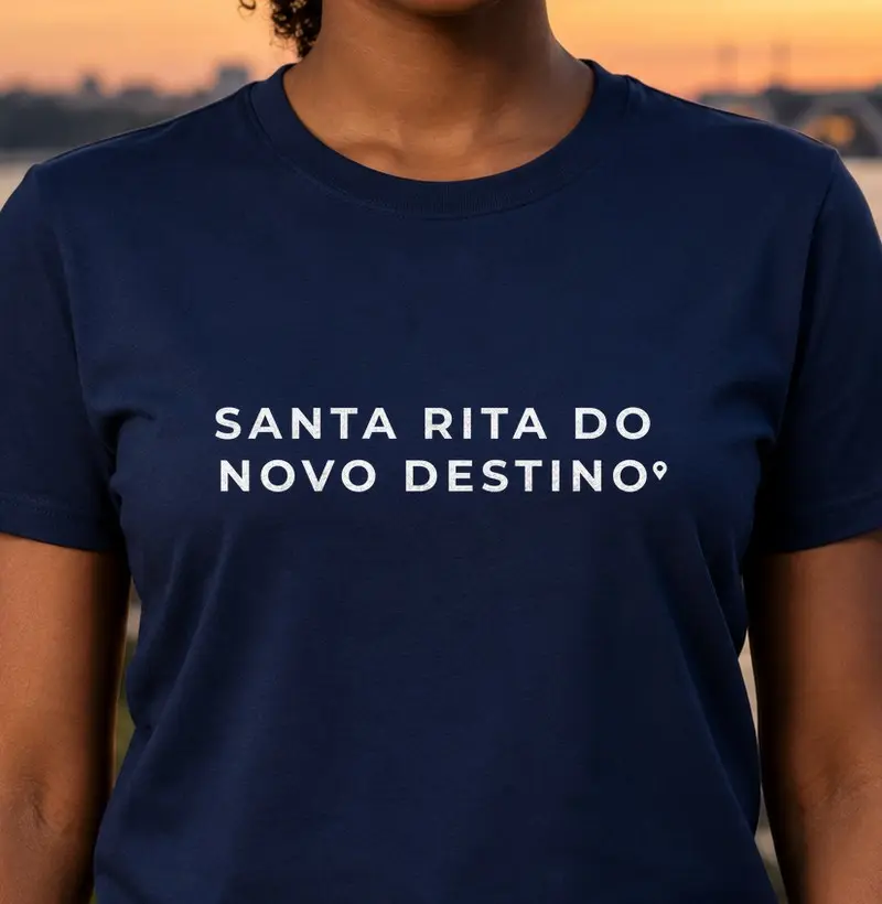 Santa Rita do Novo Destino | Pin GO - Camiseta