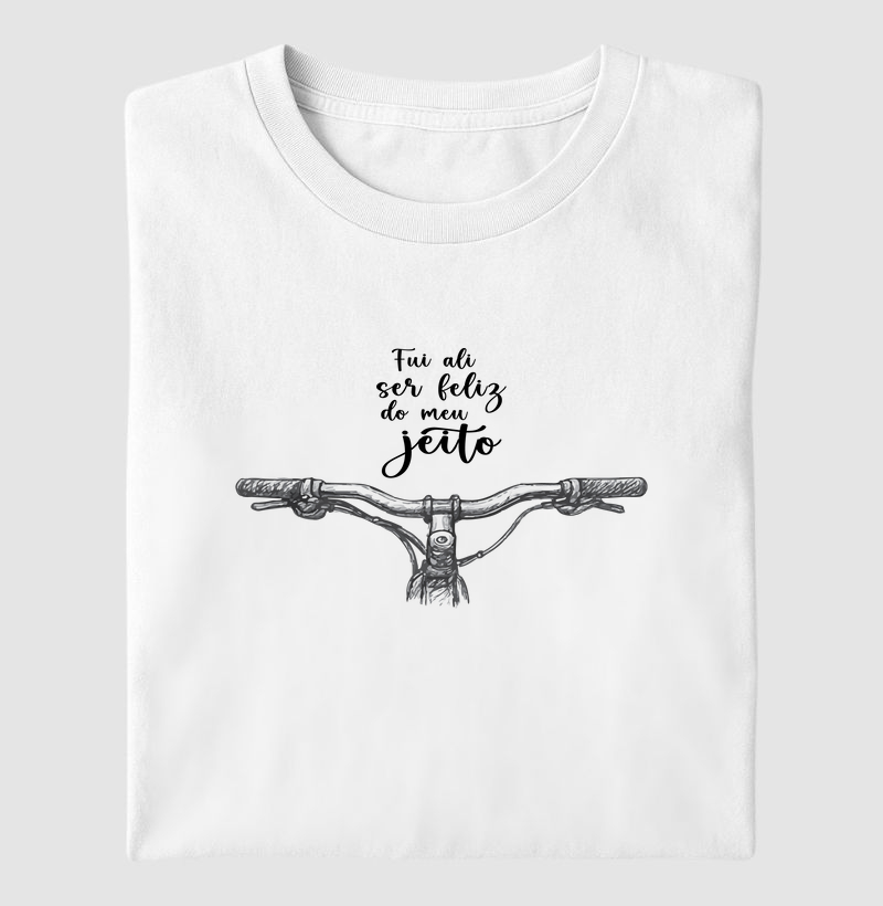 Fui ser feliz de bike