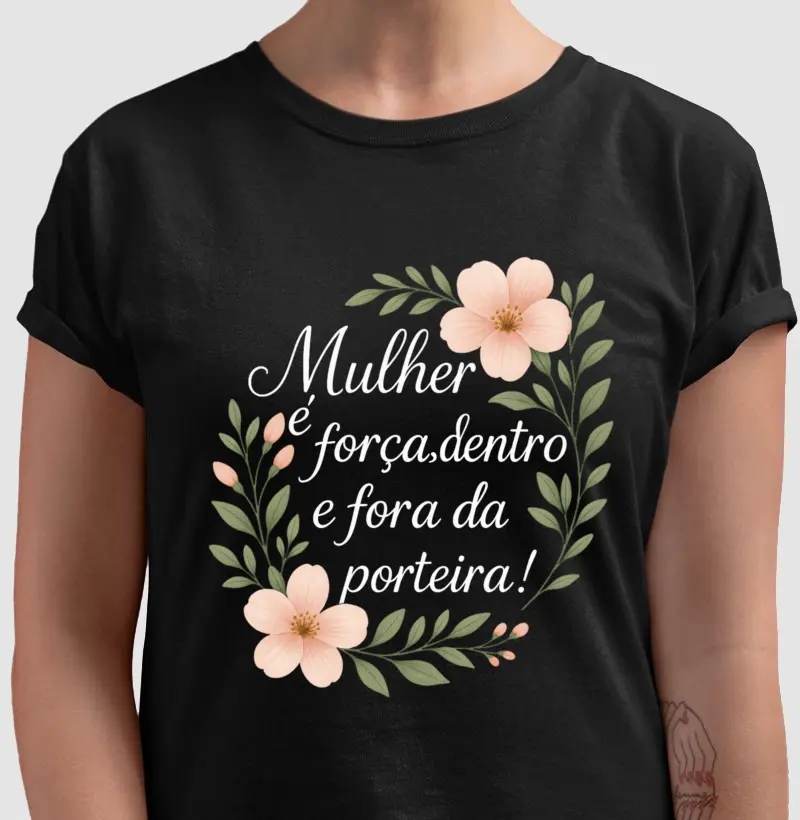 Mulher Força Escrita