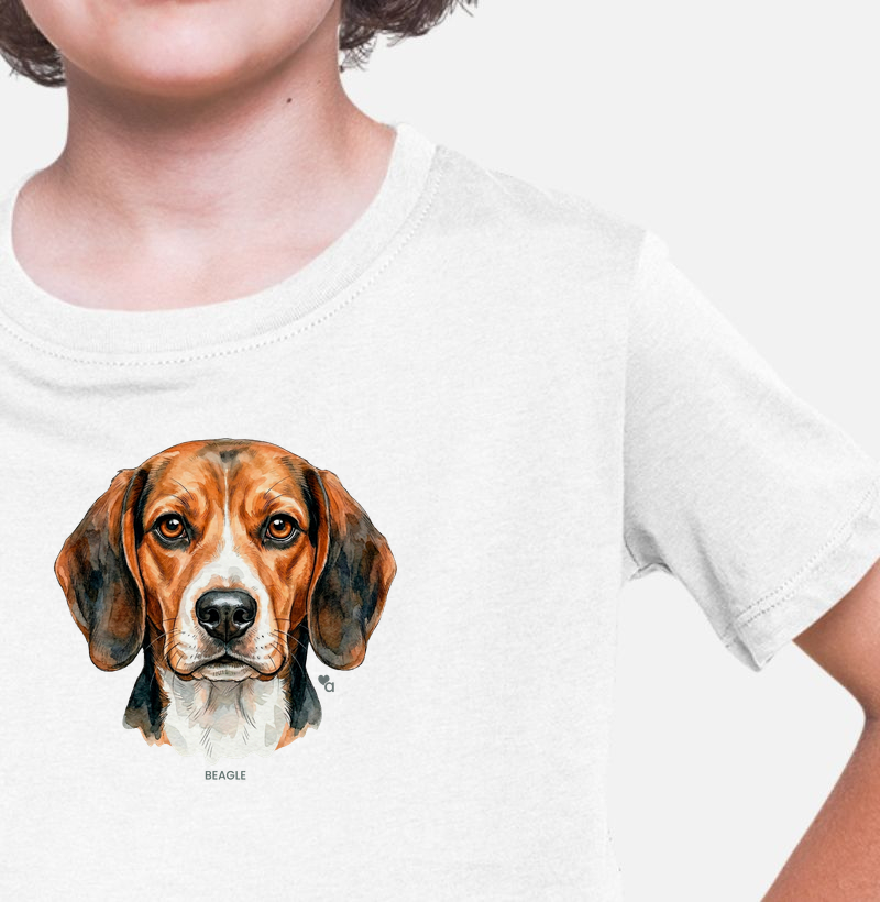 Cães - Beagle - Infantil - Camiseta Infantil