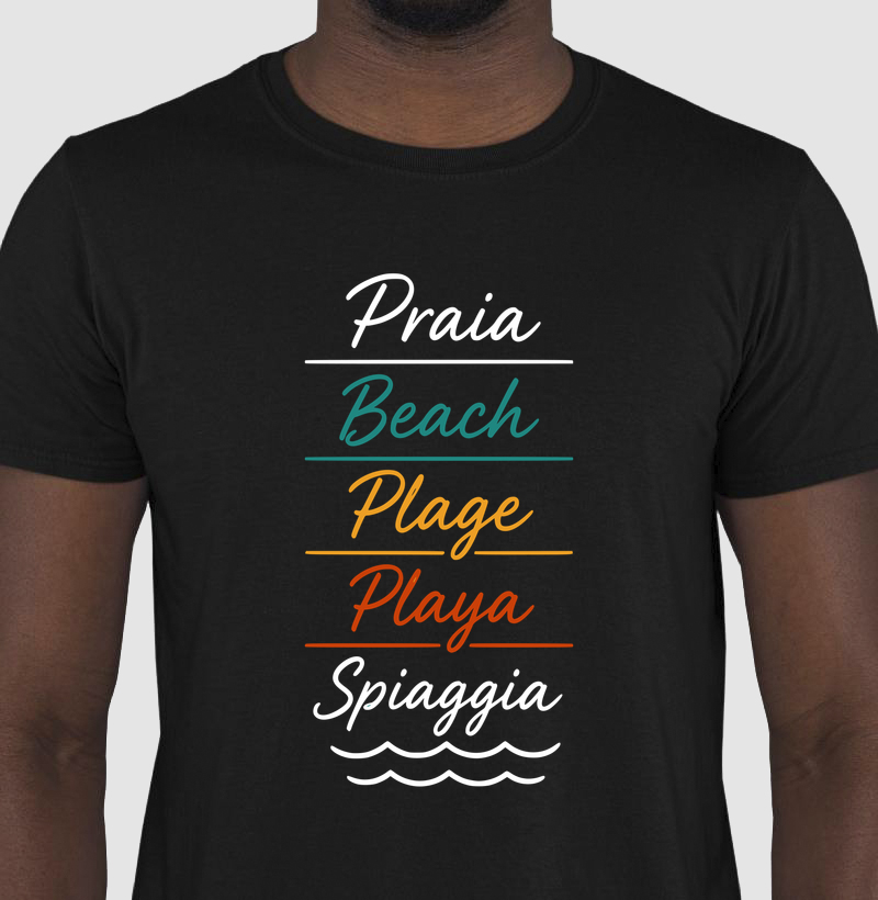 Praia - Camiseta