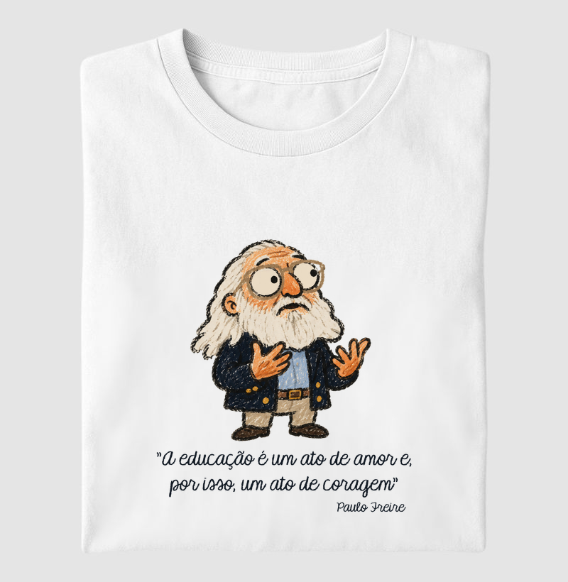 Paulo Freire - Cartoon