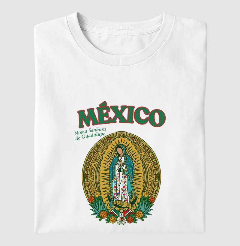 Camiseta México Nossa Senhora de Guadalupe