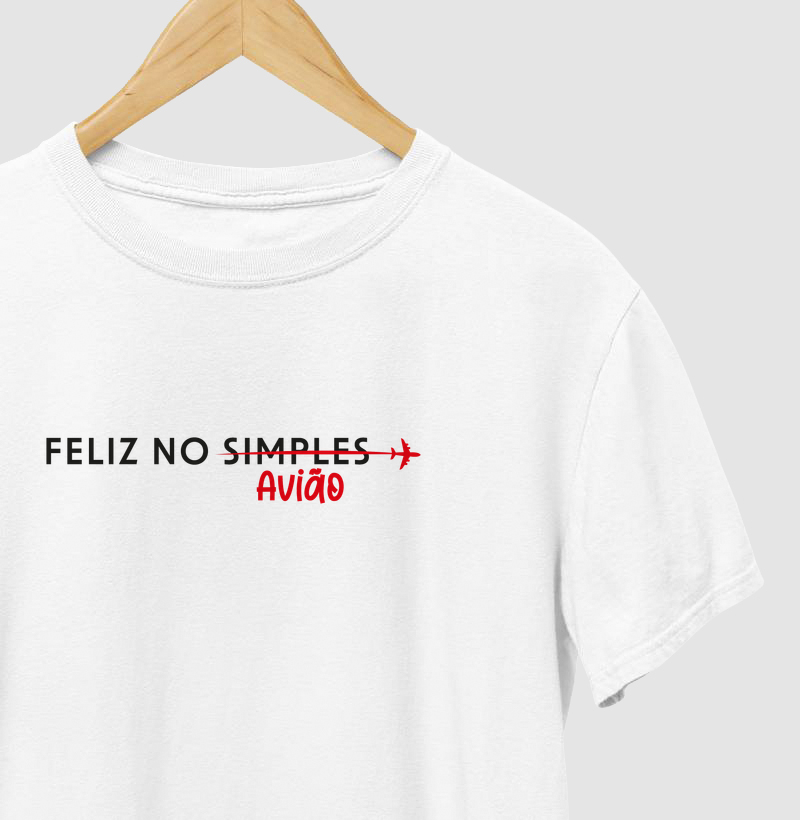 Feliz no avião