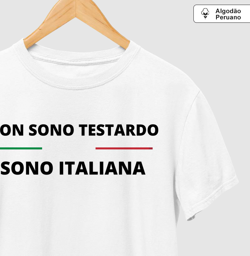 Eu não sou teimoso, sou italiano - em italiano