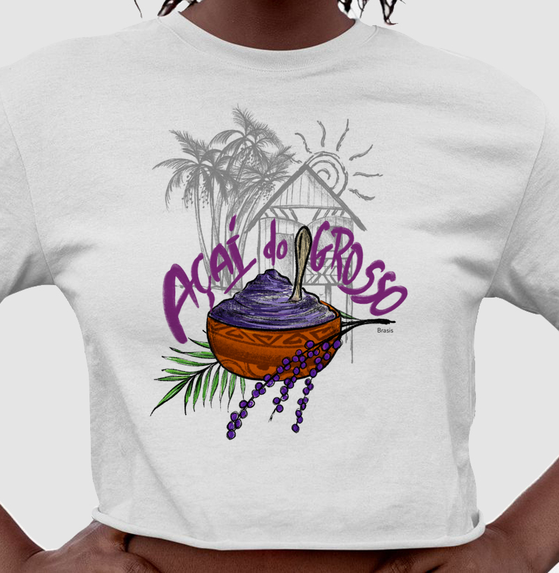 Estampa "Açaí do grosso"