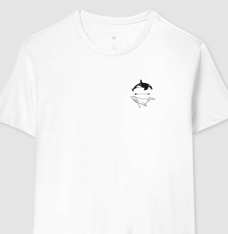 White T-Shirt - Mysticeta CLASSICS