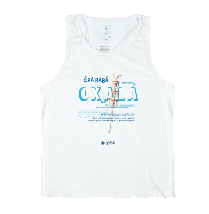 camiseta OXALÁ oração