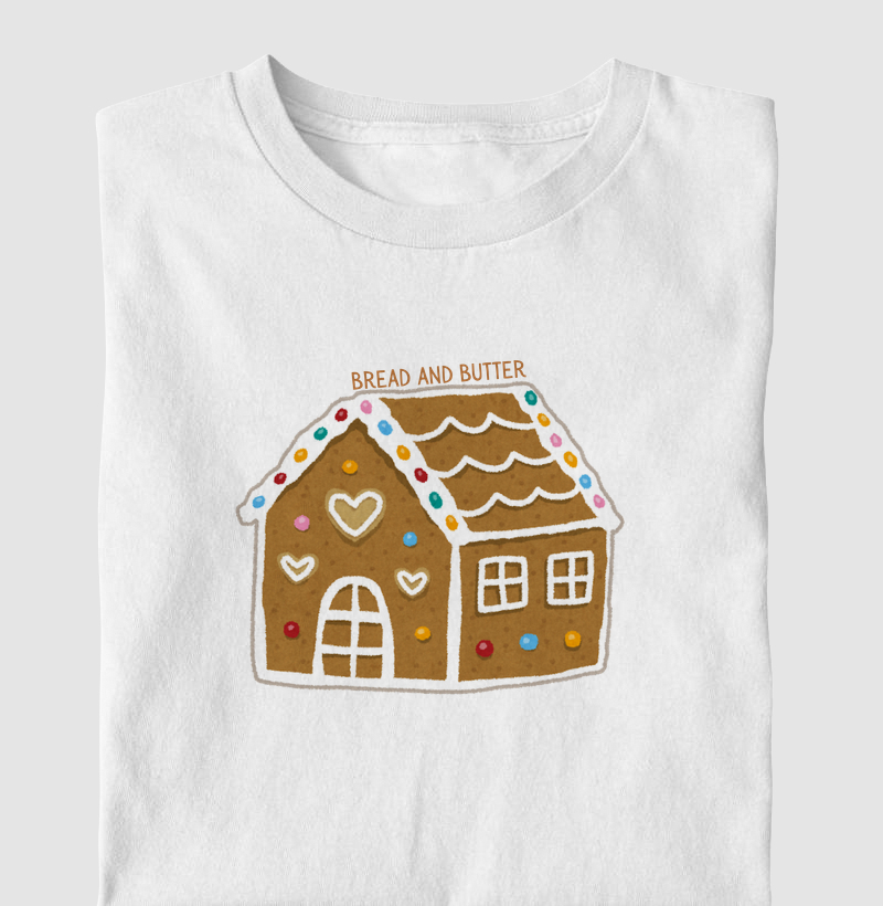 Camiseta Infantil Gingerbread House