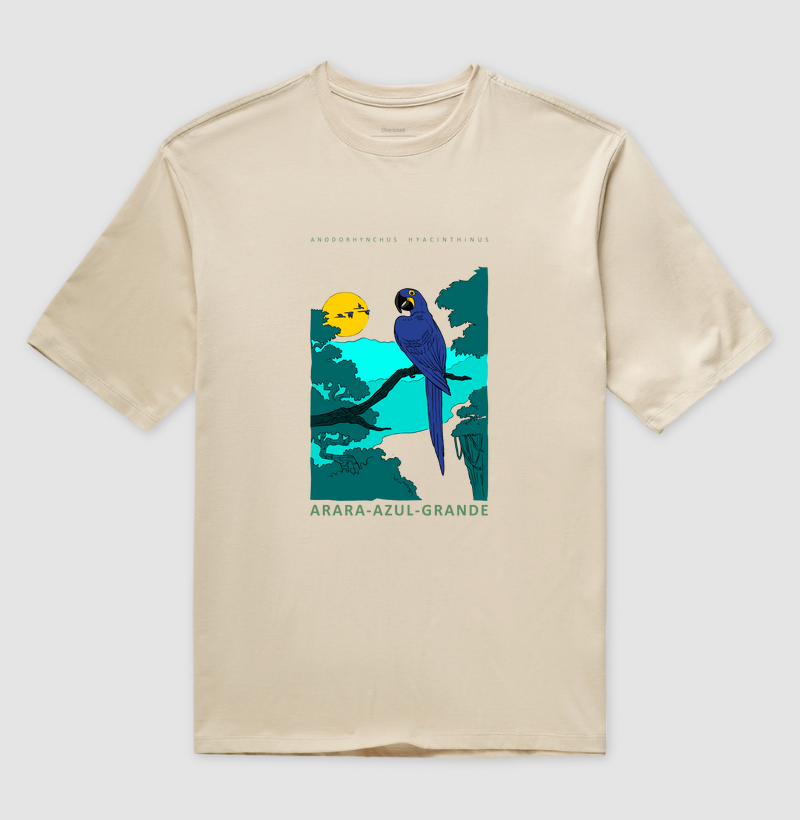 Oversized Arara-azul-grande